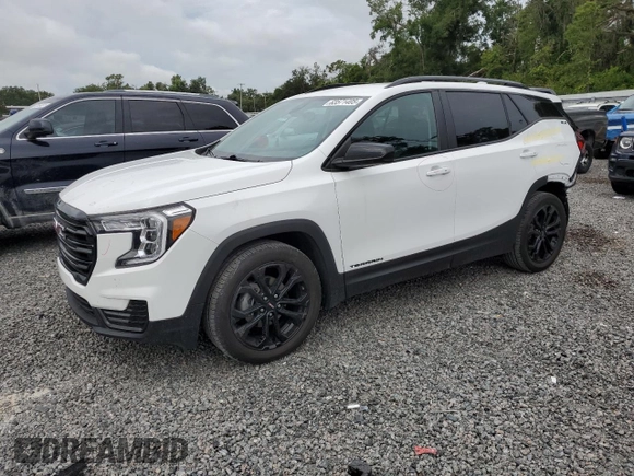 2022 GMC Terrain SLE z VIN 3GKALMEV2NL281045, wystawiony jako Copart lot #63571405 z przebiegiem 23 472 mil mil oraz Nie do naprawy • Non repairable. Historia ofert i sprzedaży dostępna na DreamBid. Obrazek 1.