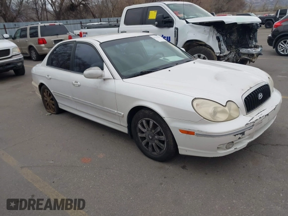 2003 Hyundai Sonata GLS with VIN KMHWF35H93A889013, listed as a IAAI auction lot 41751356 with 213,896 mi miles. Bid and sale history available at carsss.com. Image 1.