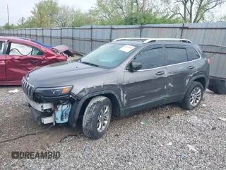 2019 Jeep Cherokee Latitude Plus with VIN 1C4PJMLB7KD182307, listed as a IAAI auction lot 42119065 with 146,718 mi miles and . Bid and sale history available at carsss.com. Image 2.