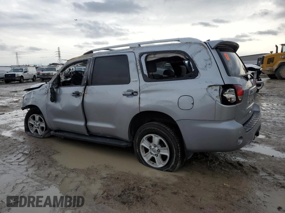 2018 Toyota Sequoia SR5 with VIN 5TDBY5G13JS159526, listed as a Copart auction lot 42438175 with 134,718 mi miles and Salvage Title. Bid and sale history available at carsss.com. Image 2.
