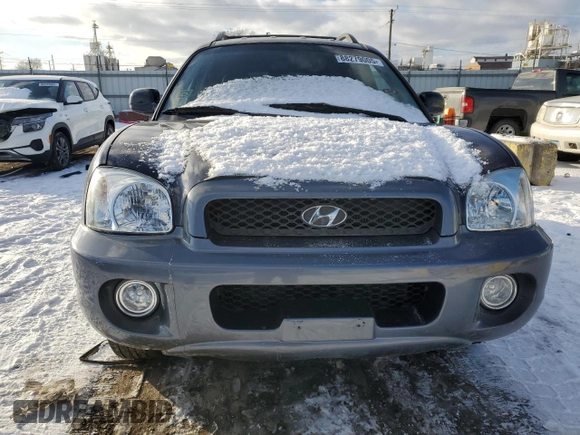 2004 Hyundai Santa Fe GLS with VIN KM8SC13E04U819968, listed as a Copart auction lot 88279005 with 156,808 mi miles and Salvage Title. Bid and sale history available at carsss.com. Image 5.