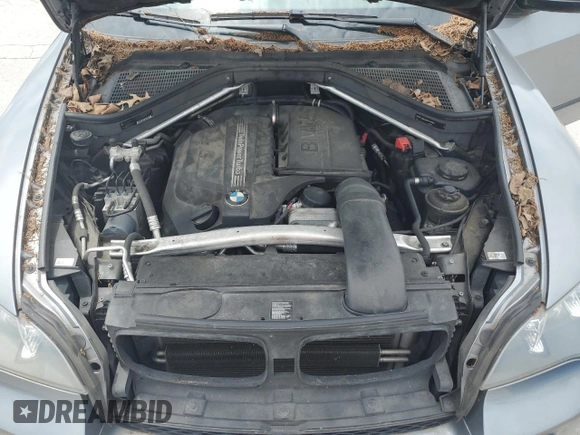 2012 BMW X5 35i with VIN 5UXZV4C59CL991689, listed as a Copart auction lot 64022615 with 208,620 mi miles and Salvage title. Bid and sale history available at DreamBid. Image 12.