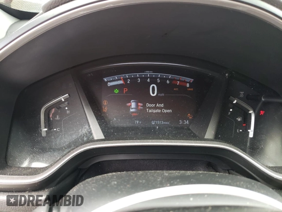 2020 Honda CR-V EX with VIN 7FARW1H56LE018380, listed as a Copart auction lot 56694645 with 71,513 mi miles and Salvage title. Bid and sale history available at DreamBid. Image 9.
