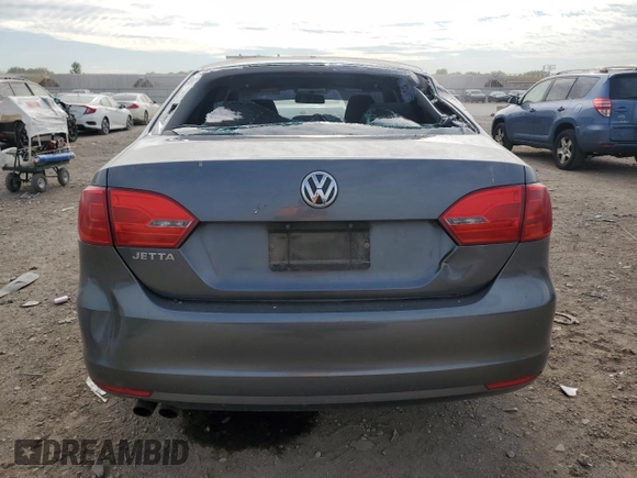 2012 Volkswagen Jetta S with VIN 3VW2K7AJ3CM407019, listed as a Copart auction lot 55073655 with 123,290 mi miles and Salvage title. Bid and sale history available at DreamBid. Image 6.