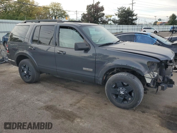 2007 Ford Explorer XLT with VIN 1FMEU73867UA35628, listed as a Copart auction lot 71229704 with 120,473 mi miles and Salvage Title. Bid and sale history available at carsss.com. Image 4.