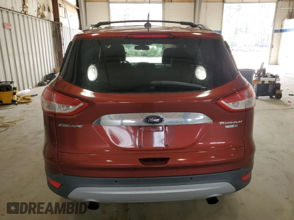 2014 Ford Escape Titanium with VIN 1FMCU9J90EUB52021, listed as a Copart auction lot 51445755 with 122,471 mi miles and Salvage Title. Bid and sale history available at DreamBid. Image 6.