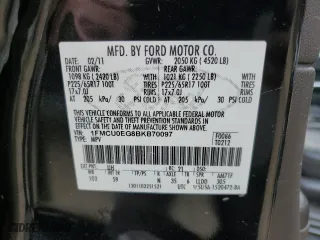 2011 Ford Escape Limited with VIN 1FMCU0EG8BKB70097, listed as a Copart auction lot 51767585 with 236,518 mi miles and Salvage Title. Bid and sale history available at carsss.com. Image 13.