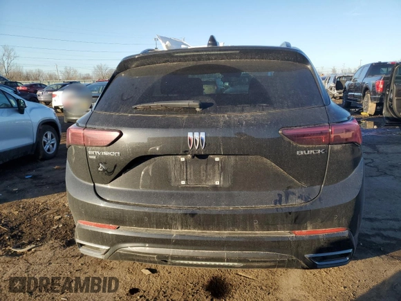 2024 Buick Envision Sport Touring with VIN LRBFZPE4XRD052163, listed as a Copart auction lot 48466365 with 4,382 mi miles and Salvage Title. Bid and sale history available at carsss.com. Image 6.