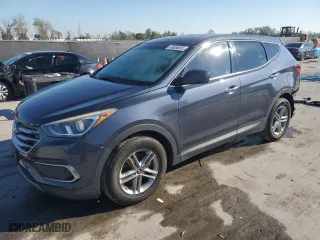 2018 Hyundai Santa Fe Sport 2.4L with VIN 5NMZT3LB7JH076152, listed as a Copart auction lot 45085655 with NaN miles and Salvage Title. Bid and sale history available at carsss.com. Image 1.