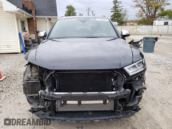 2020 Audi SQ5 Premium Plus with VIN WA1B4AFY6L2069701, listed as a Copart auction lot 71760623 with 56,037 mi miles and . Bid and sale history available at DreamBid. Image 5.