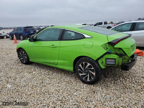 2017 Honda Civic Coupe LX-P with VIN 2HGFC4B00HH311362, listed as a Copart auction lot 44017165 with 118,362 mi miles and Salvage Title. Bid and sale history available at carsss.com. Image 2.