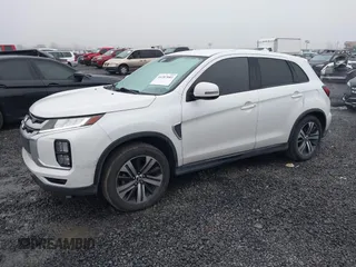 2020 Mitsubishi Outlander Sport ES 2.0 with VIN JA4AR3AU5LU020667, listed as a IAAI auction lot 41287083 with 104,274 mi miles. Bid and sale history available at carsss.com. Image 2.