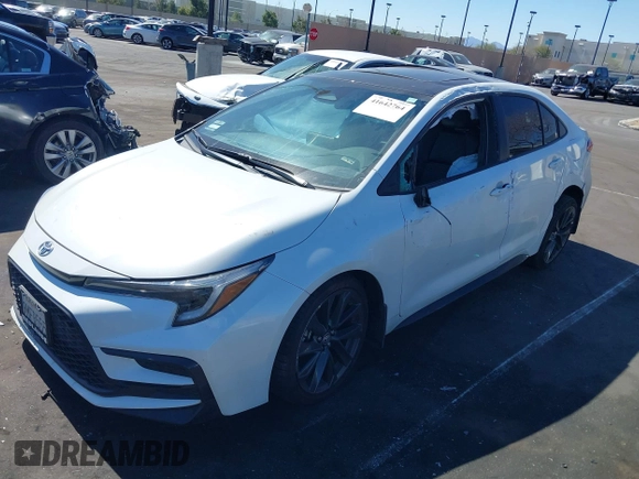 2024 Toyota Corolla XSE with VIN 5YFT4MCE5RP193796, listed as a IAAI auction lot 41642764 with 14,547 mi miles. Bid and sale history available at carsss.com. Image 6.
