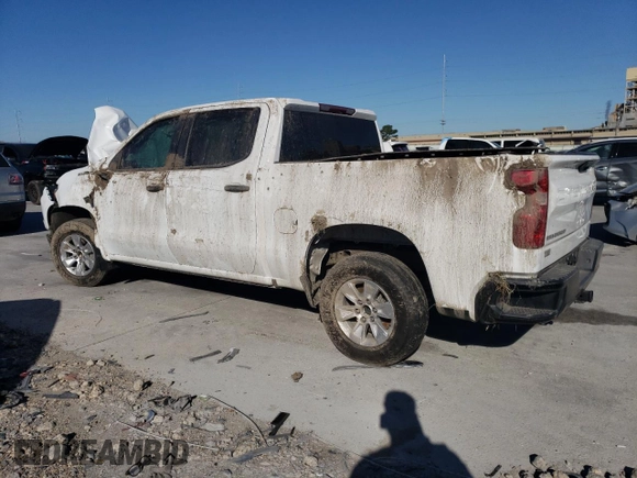 2022 Chevrolet Silverado 1500 Work Truck with VIN 3GCPAAEK9NG624362, listed as a Copart auction lot 49453475 with 80,536 mi miles and Salvage Title. Bid and sale history available at DreamBid. Image 2.
