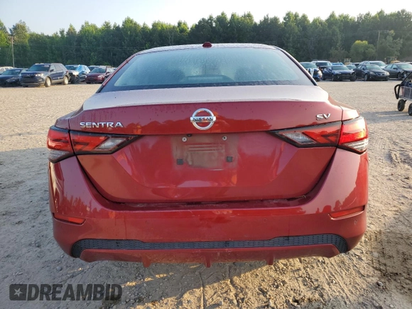 2021 Nissan Sentra SV with VIN 3N1AB8CV2MY220761, listed as a Copart auction lot 61938215 with 88,477 mi miles and Salvage title. Bid and sale history available at DreamBid. Image 6.
