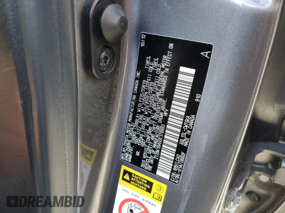 2013 Lexus RX 350 z VIN 2T2BK1BA5DC178993, wystawiony jako Copart lot #63514115 z przebiegiem 86 640 mil mil oraz Szkoda całkowita • Salvage title. Historia ofert i sprzedaży dostępna na DreamBid. Obrazek 13.