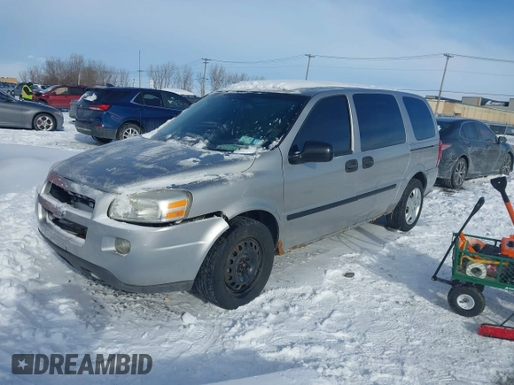 2008 Chevrolet Uplander LS with VIN 1GNDV23W58D150566, listed as a IAAI auction lot 41421467 with 122,264 mi miles. Bid and sale history available at carsss.com. Image 2.