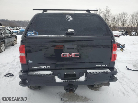 2017 GMC Sierra 2500HD Denali with VIN 1GT12UEY2HF237473, listed as a Copart auction lot 41402065 with 89,445 mi miles and Salvage Title. Bid and sale history available at carsss.com. Image 6.