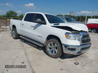 2022 Ram 1500 Big Horn z VIN 1C6RRFMG2NN430198, wystawiony jako IAAI lot #41944132 z przebiegiem 54 479 mil mil oraz . Historia ofert i sprzedaży dostępna na DreamBid. Obrazek 1.