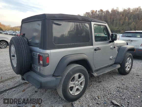 2021 Jeep Wrangler Sport S with VIN 1C4GJXAN6MW542771, listed as a Copart auction lot 78093614 with 26,675 mi miles and Salvage Title. Bid and sale history available at DreamBid. Image 3.
