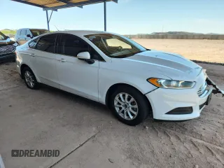 2016 Ford Fusion S with VIN 3FA6P0G71GR308125, listed as a Copart auction lot 60743245 with 123,487 mi miles and Salvage title. Bid and sale history available at DreamBid. Image 4.