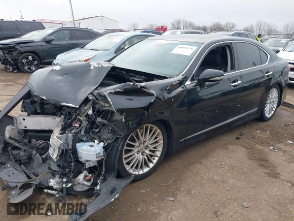 2010 Lexus LS 460 with VIN JTHBL5EF1A5093690, listed as a IAAI auction lot 41873176 with 125,809 mi miles. Bid and sale history available at carsss.com. Image 17.