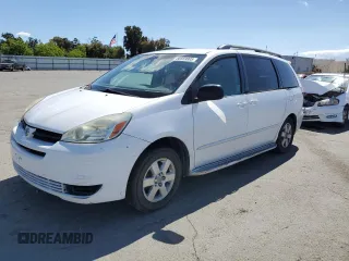2005 Toyota Sienna CE z VIN 5TDZA23C45S317290, wystawiony jako Copart lot #56559805 z przebiegiem 189 863 mil mil oraz Szkoda całkowita • Salvage title. Historia ofert i sprzedaży dostępna na DreamBid. Obrazek 1.