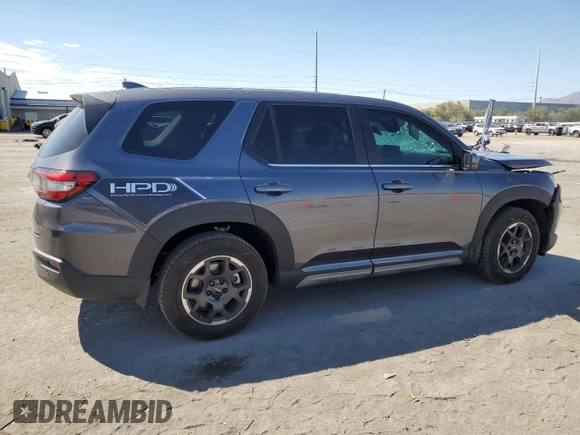 2023 Honda Pilot EX-L 8 Passenger with VIN 5FNYG2H42PB013197, listed as a Copart auction lot 69126264 with 19,243 mi miles and Salvage Title. Bid and sale history available at carsss.com. Image 3.