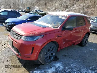 2021 Land Rover Discovery Sport SE R-Dynamic with VIN SALCL2FX0MH885627, listed as a Copart auction lot 43043084 with 18,110 mi miles. Bid and sale history available at carsss.com. Image 1.