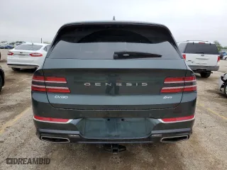 2022 Genesis GV80 with VIN KMUHBDSB7NU082633, listed as a Copart auction lot 53840794 with 13,025 mi miles and Salvage Title. Bid and sale history available at carsss.com. Image 6.