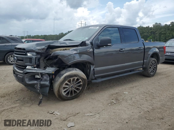 2018 Ford F-150 XL with VIN 1FTEW1CP0JKD97301, listed as a Copart auction lot 53729285 with 118,440 mi miles and Salvage Title. Bid and sale history available at carsss.com. Image 1.