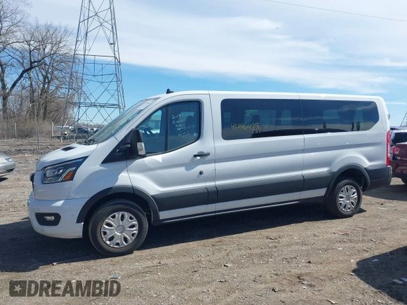 2023 Ford Transit Passenger XL with VIN 1FBAX2YG2PKA45201, listed as a IAAI auction lot 41796428 with 34,040 mi miles and . Bid and sale history available at DreamBid. Image 14.