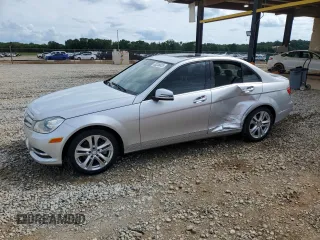 2014 Mercedes-Benz C 250 Sport with VIN WDDGF4HB1EA950028, listed as a Copart auction lot 58206825 with 105,523 mi miles and Salvage title. Bid and sale history available at DreamBid. Image 1.