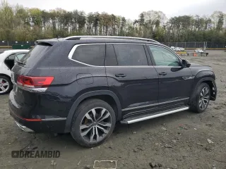2022 Volkswagen Atlas SEL Premium R-Line with VIN 1V2FR2CA3NC515322, listed as a Copart auction lot 53089235 with 36,581 mi miles and Salvage title. Bid and sale history available at DreamBid. Image 3.