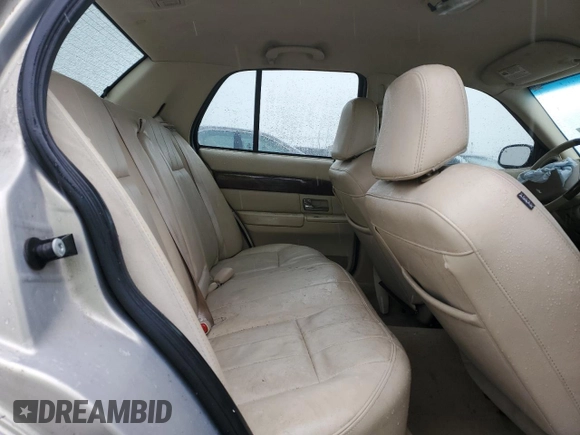 2009 Mercury Grand Marquis LS with VIN 2MEHM75V09X619313, listed as a Copart auction lot 41596455 with 198,017 mi miles and Salvage Title. Bid and sale history available at DreamBid. Image 10.