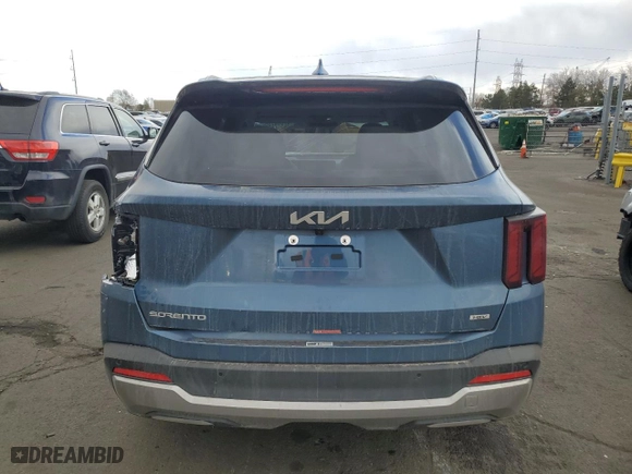 2025 Kia Sorento Hybrid EX with VIN KNDRHDJG1S5336376, listed as a Copart auction lot 47614755 with 944 mi miles and Salvage Title. Bid and sale history available at carsss.com. Image 6.
