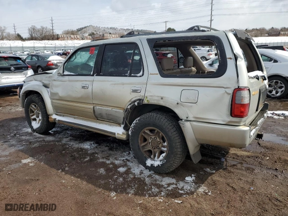 2000 Toyota 4Runner Limited with VIN JT3GN87R0Y0151150, listed as a Copart auction lot 49844905 with 0 mi miles and Salvage Title. Bid and sale history available at carsss.com. Image 2.