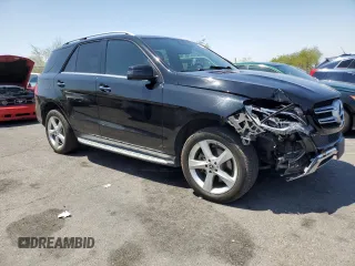 2017 Mercedes-Benz GLE 350 with VIN 4JGDA5HB3HA972503, listed as a Copart auction lot 61898535 with 104,507 mi miles and Salvage title. Bid and sale history available at DreamBid. Image 4.