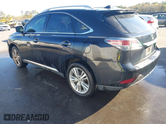 2015 Lexus RX 350 with VIN 2T2ZK1BA3FC179366, listed as a IAAI auction lot 41894695 with 121,243 mi miles. Bid and sale history available at carsss.com. Image 3.