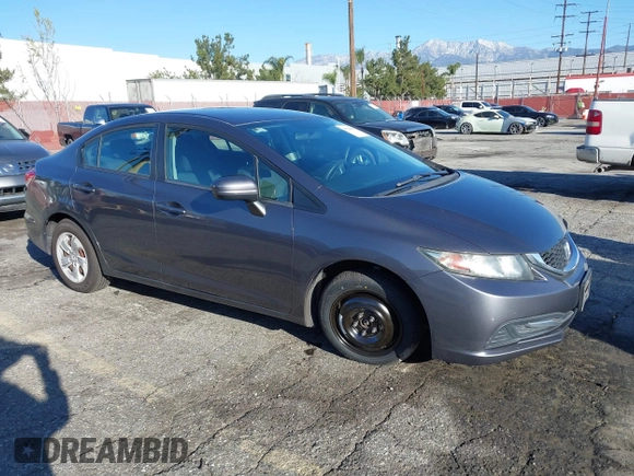 2015 Honda Civic Sedan LX with VIN 19XFB2E51FE061538, listed as a IAAI auction lot 41761473 with 113,404 mi miles. Bid and sale history available at carsss.com. Image 1.