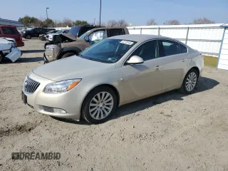 2011 Buick Regal CXL RL3 with VIN 2G4GR5ECXB9175901, listed as a Copart auction lot 43123145 with 103,439 mi miles and Clean Title. Bid and sale history available at carsss.com. Image 1.