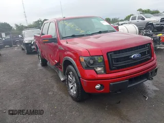 2014 Ford F-150 XL with VIN 1FTFW1ET0EFB67755, listed as a IAAI auction lot 42628729 with 120,518 mi miles and . Bid and sale history available at DreamBid. Image 1.