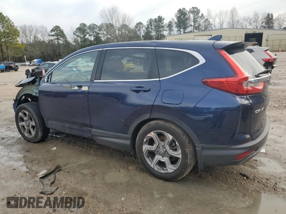 2017 Honda CR-V EX-L with VIN 2HKRW1H84HH506452, listed as a Copart auction lot 44799875 with 164,026 mi miles and Salvage Title. Bid and sale history available at carsss.com. Image 2.