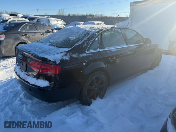 2009 Audi A4 with VIN WAULF68K79N017833, listed as a Copart auction lot 86507584 with 202,534 mi miles and Salvage title. Bid and sale history available at DreamBid. Image 3.