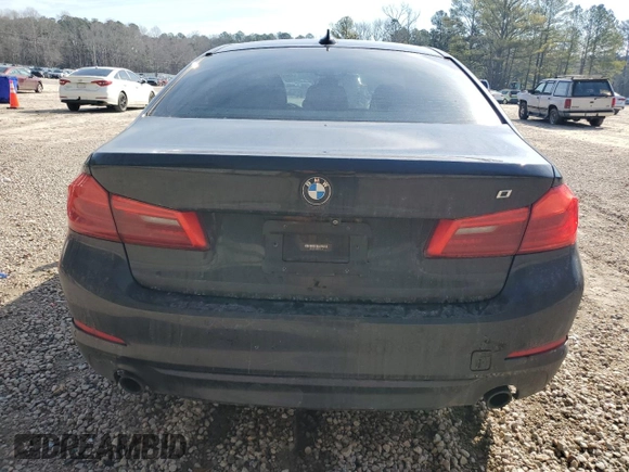 2019 BMW 5 Series 530e xDrive with VIN WBAJB1C56KB375178, listed as a Copart auction lot 46592325 with 114,419 mi miles and Salvage title. Bid and sale history available at DreamBid. Image 6.