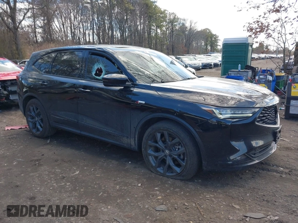 2024 Acura MDX w/A-Spec Package with VIN 5J8YE1H09RL010800, listed as a IAAI auction lot 41721806 with 25,525 mi miles and . Bid and sale history available at DreamBid. Image 13.