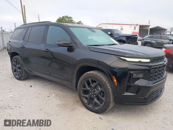 2024 Chevrolet Traverse AWD RS with VIN 1GNEVLKSXRJ154463, listed as a IAAI auction lot 41929879 with 6,684 mi miles. Bid and sale history available at carsss.com. Image 1.