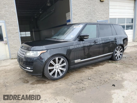 2014 Land Rover Range Rover Supercharged with VIN SALGS3TF5EA185652, listed as a Copart auction lot 47653475 with 129,582 mi miles and Clean title. Bid and sale history available at DreamBid. Image 1.
