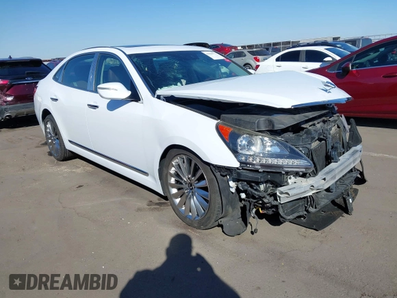 2014 Hyundai Equus Ultimate с VIN KMHGH4JHXEU089655, выставлен на аукционе IAAI как лот 41610773 с пробегом Не указан миль и . История ставок и продаж доступна на DreamBid. Изображение 1.