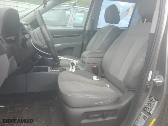 2012 Hyundai Santa Fe SE with VIN 5XYZHDAG2CG106869, listed as a Copart auction lot 75944384 with 186,373 mi miles and Salvage Title. Bid and sale history available at carsss.com. Image 7.